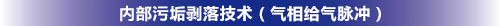 內(nèi)部污垢剝落技術(shù)(氣相給氣脈沖)